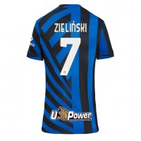 Fotballdrakt Dame Inter Milan Piotr Zielinski #7 Hjemmedrakt 2024-25 Kortermet